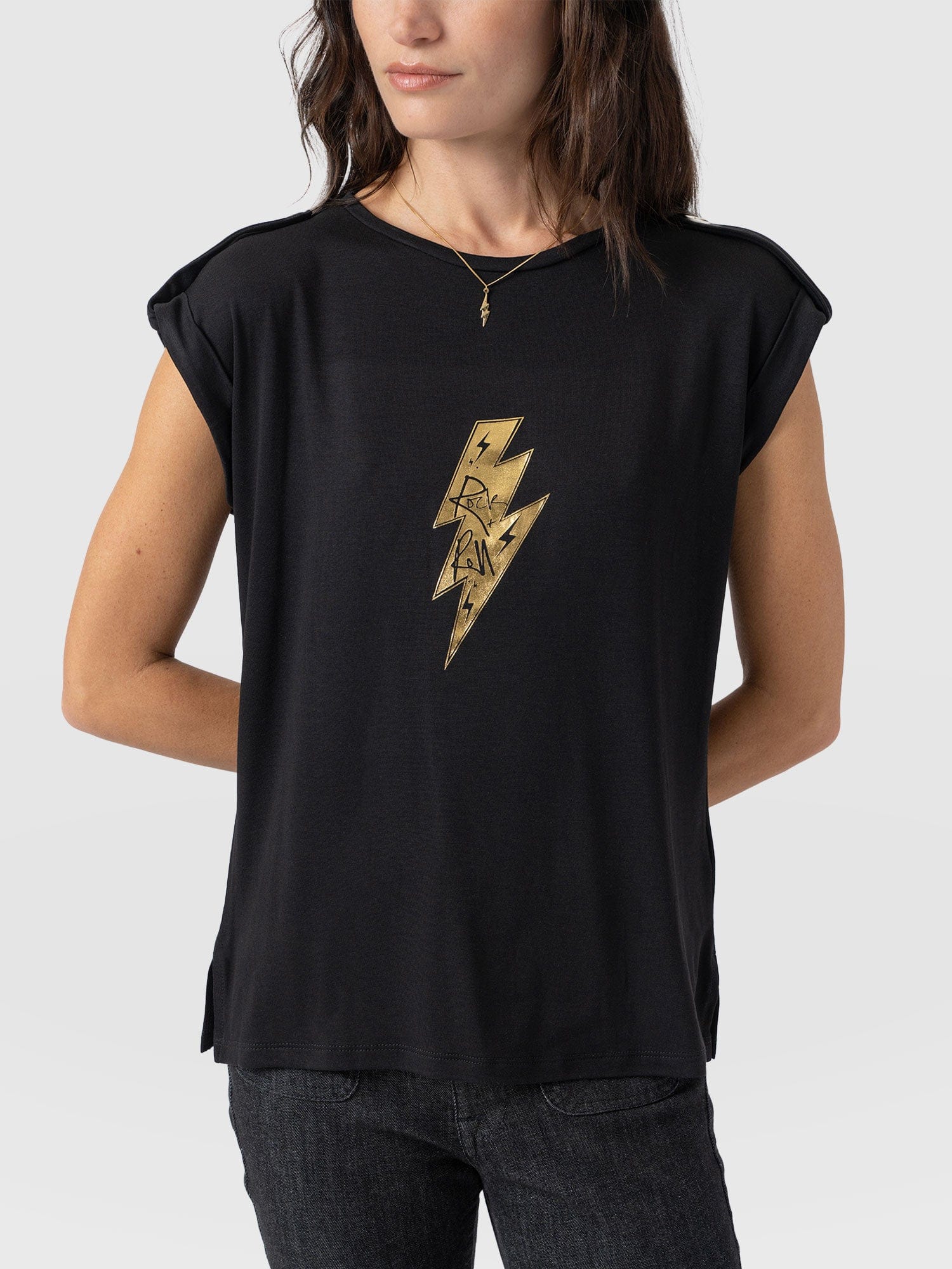 Turn Up Tee - Black Rock N Roll